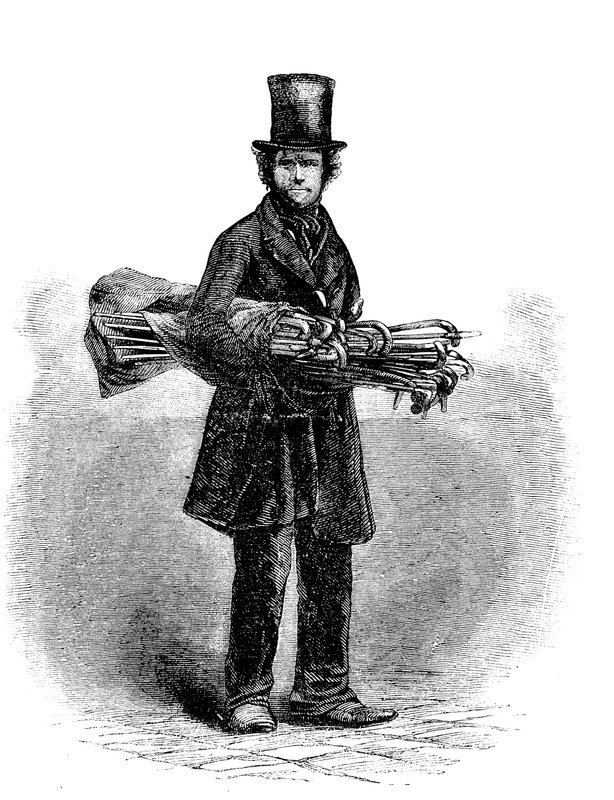 Baston satan sokak satıcısı by English School