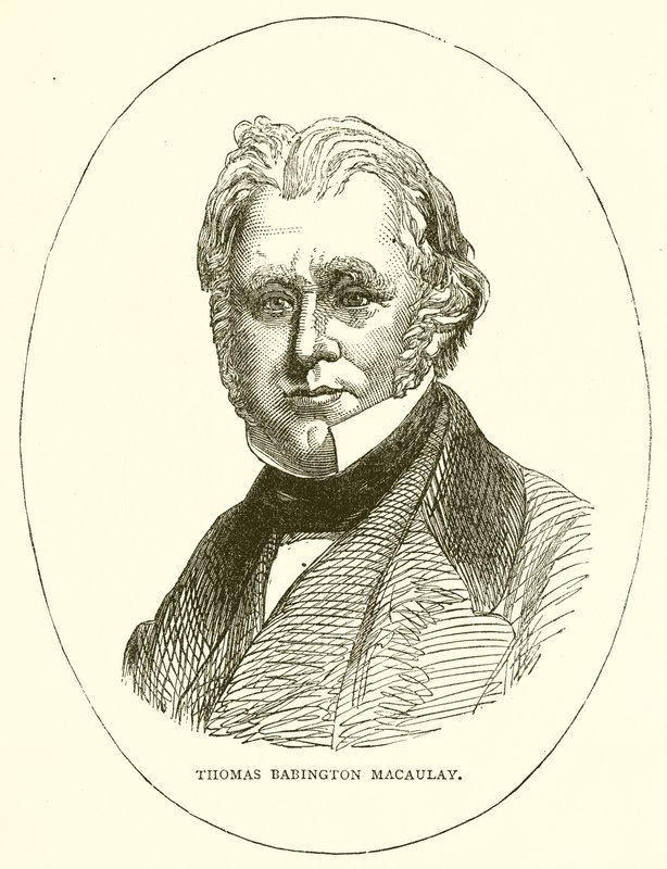 Thomas Babington Macaulay by English School