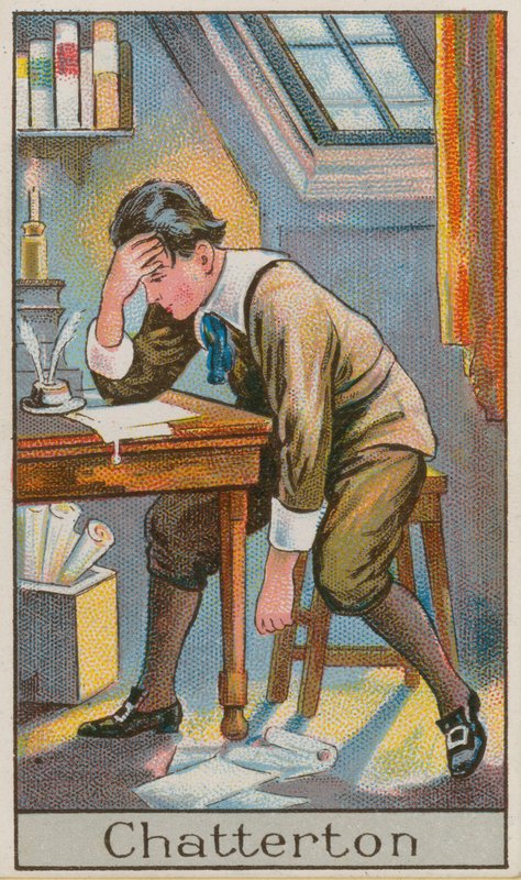 Thomas Chatterton by English School