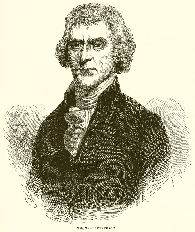 Thomas Jefferson by English School