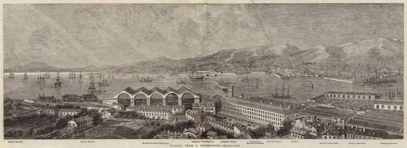 Toulon (gravür) by English School