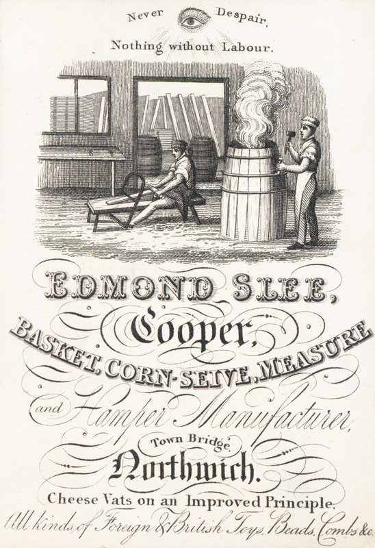 Ticaret kartı, Edmond Slee by English School