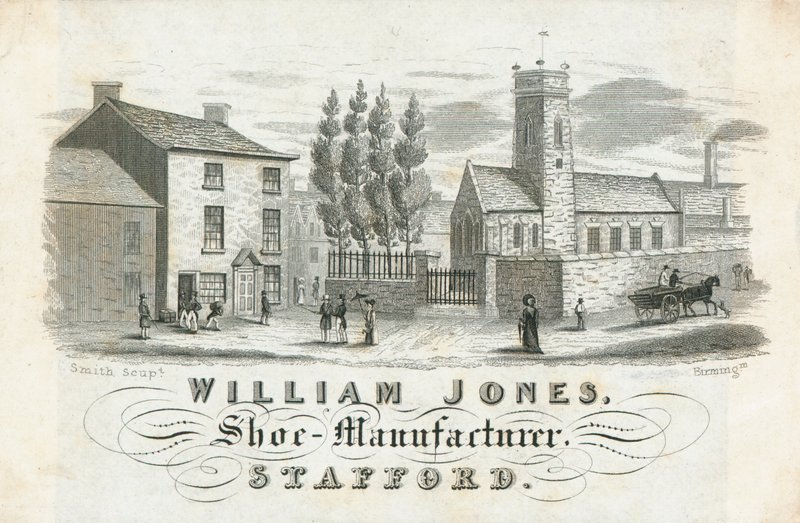 Ticaret kartı, William Jones by English School