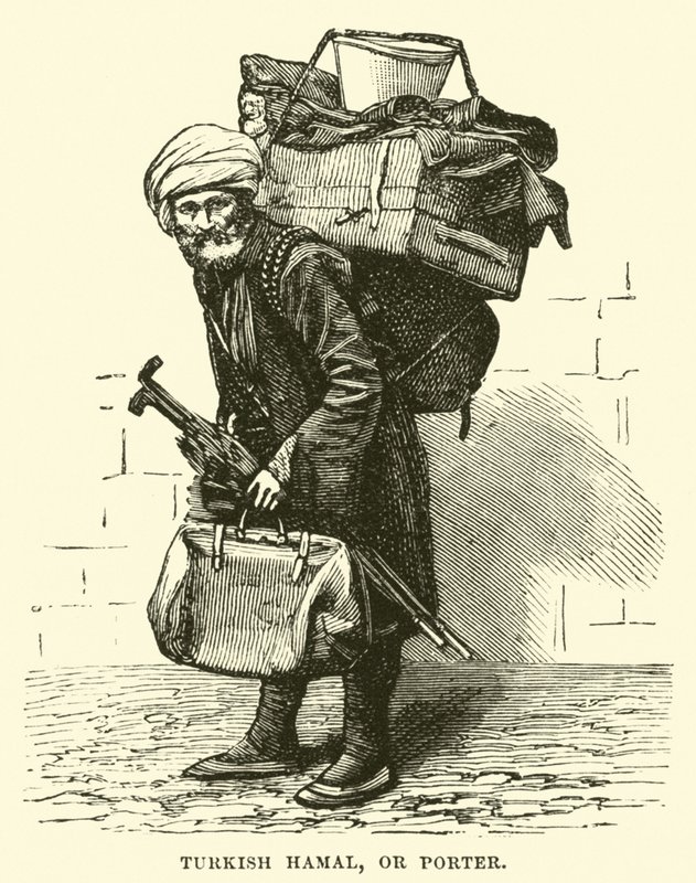 Türk Hamal veya Porter by English School