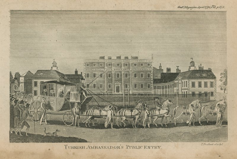 Türk büyükelçilerinin halka girişi. by English School