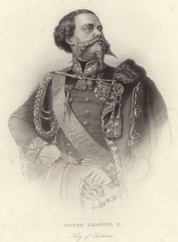 Sardunyalı Victor Emmanuel II by English School