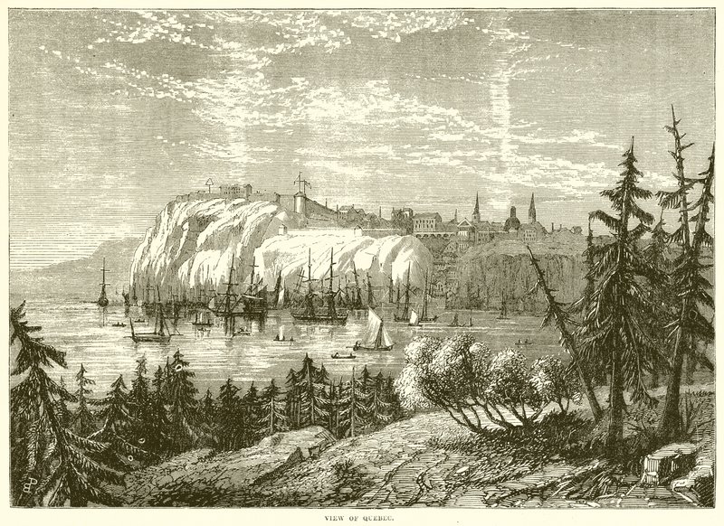 Quebec manzarası by English School