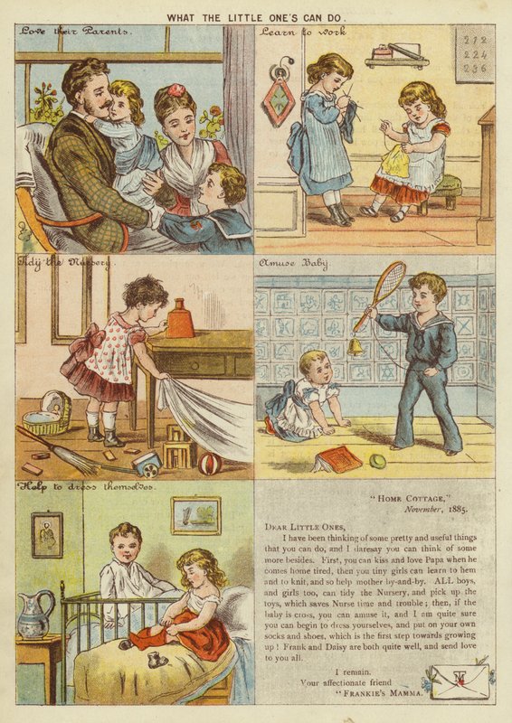 Küçük olanın yapabilecekleri (chromolitho) by English School