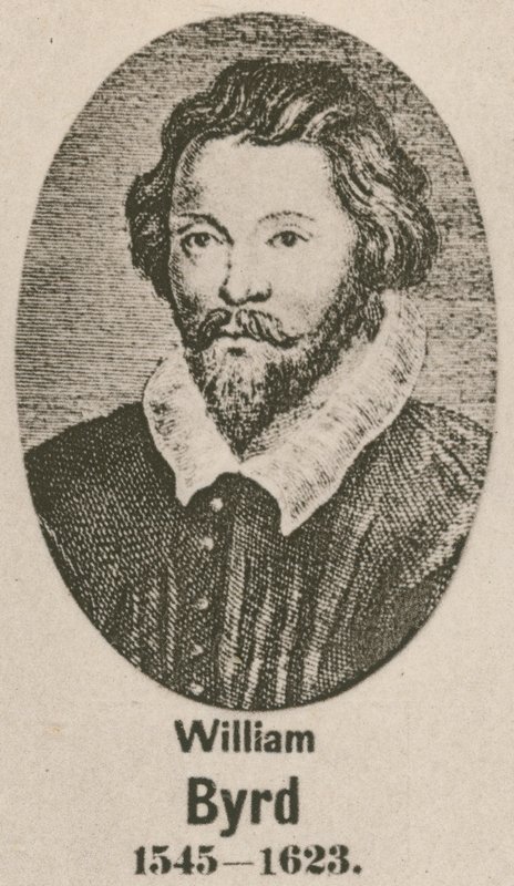 William Byrd (gravür) by English School