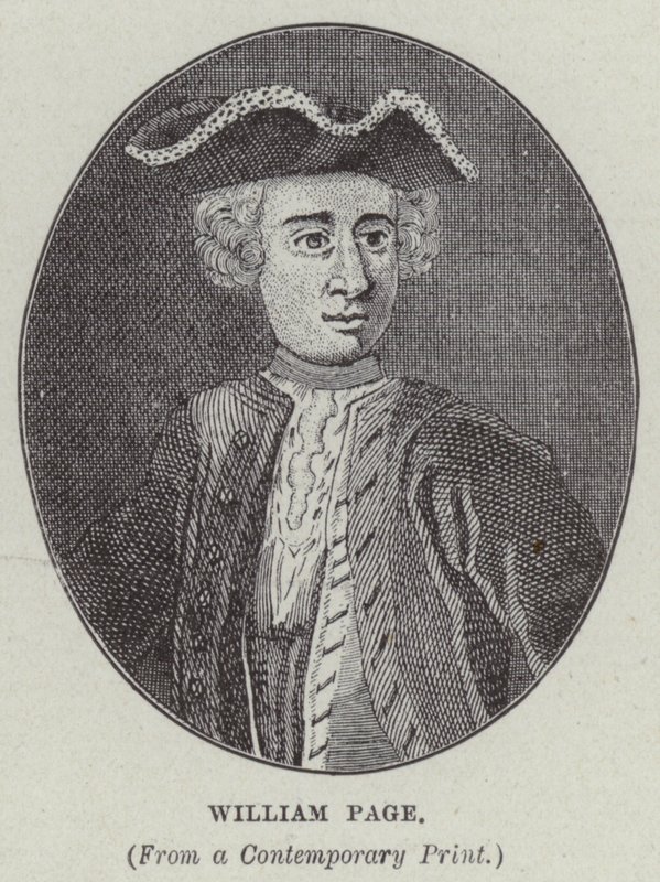 William Sayfa (gravür) by English School