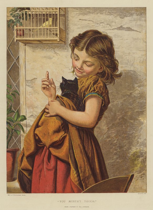Dokunmamalısın (kromolitho) by English School