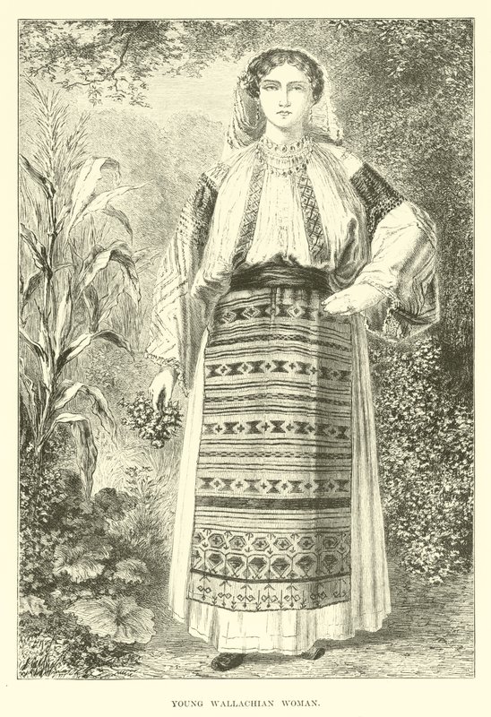 genç Eflak kadın by English School