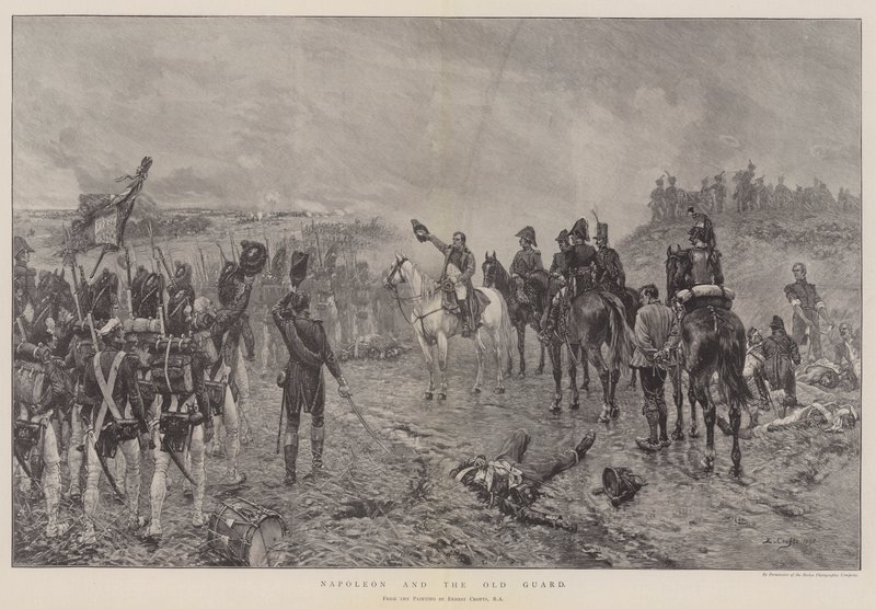 Napolyon ve Eski Muhafız by Ernest Crofts