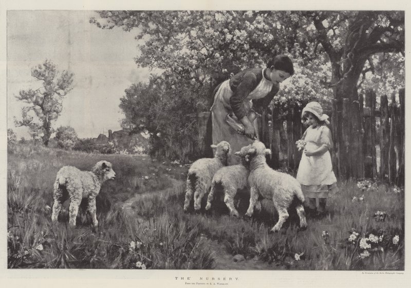 Kreş by Ernest Albert Waterlow