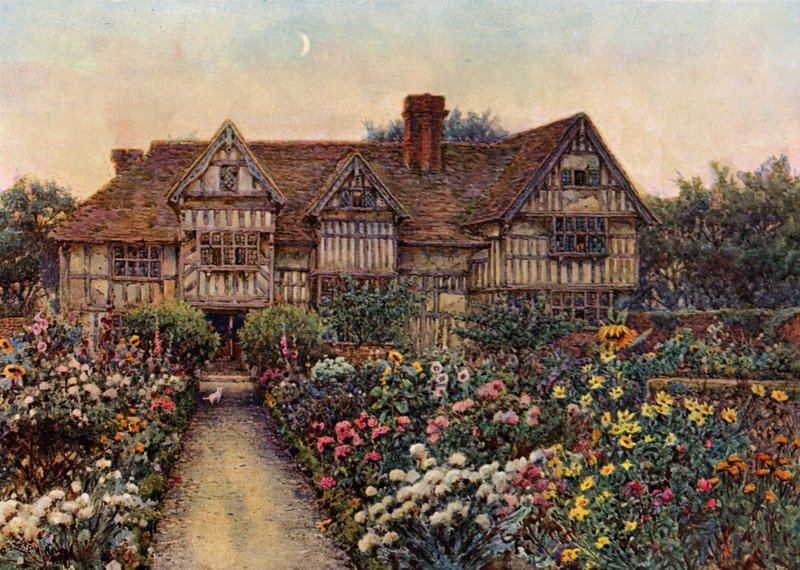 Rumwood Mahkemesi, Langley, Kent (renkli taş) by Ernest Arthur Rowe