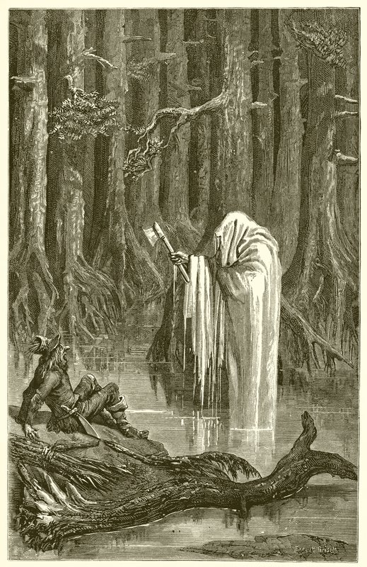 Merkür (Hermes) ve ormancı by Ernest Henry Griset