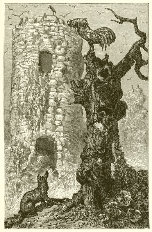 Horoz ve Tilki by Ernest Henry Griset