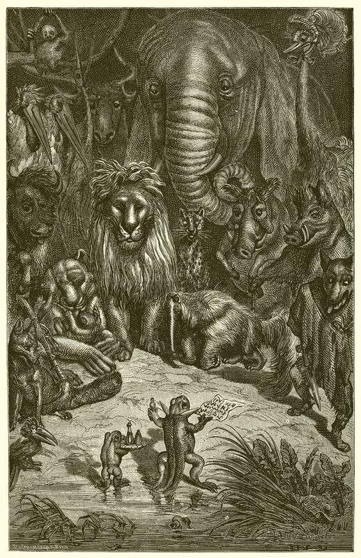 Kurbağa ve Tilki by Ernest Henry Griset