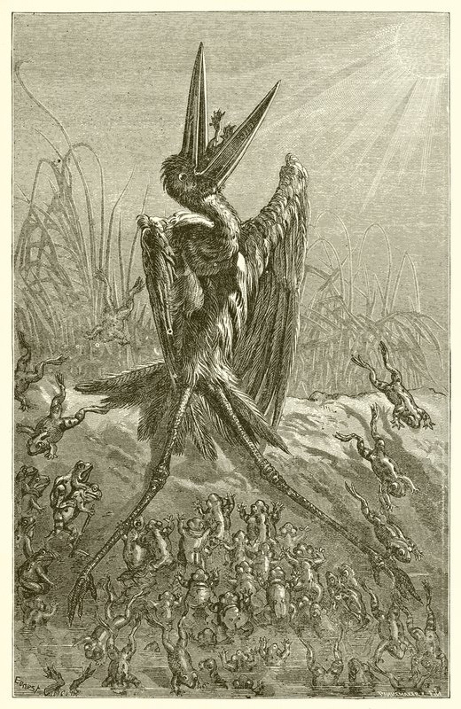 Kral Arzulayan Kurbağalar by Ernest Henry Griset