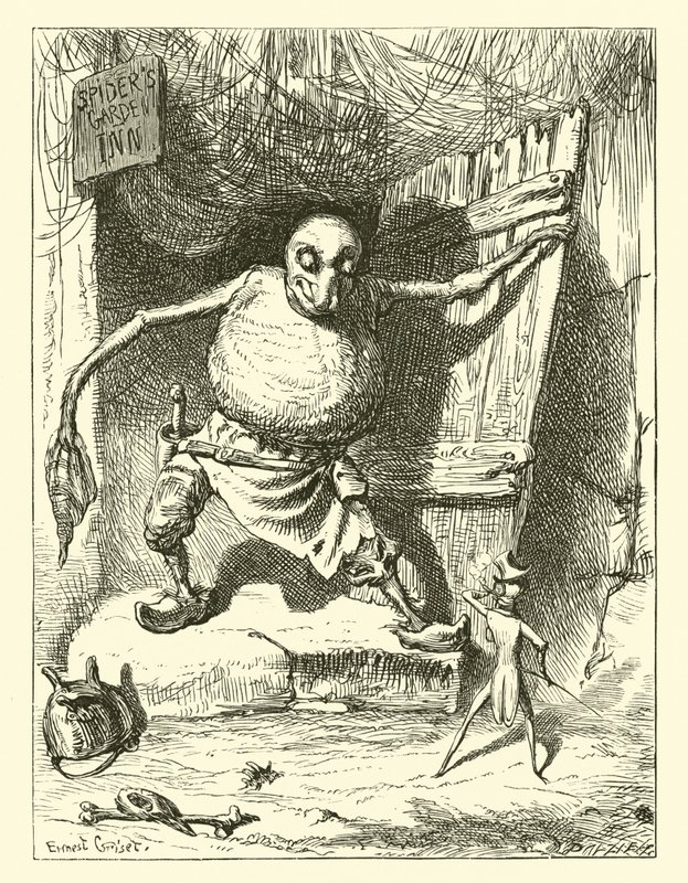 Örümcek ve Sinek by Ernest Henry Griset
