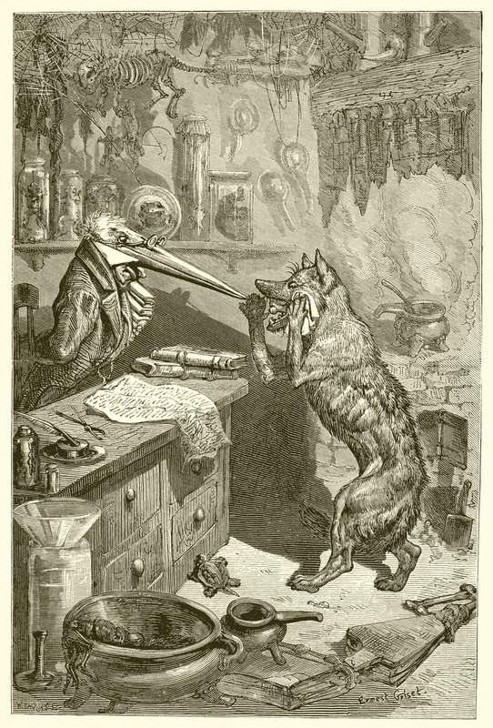 Kurt ve Turna by Ernest Henry Griset