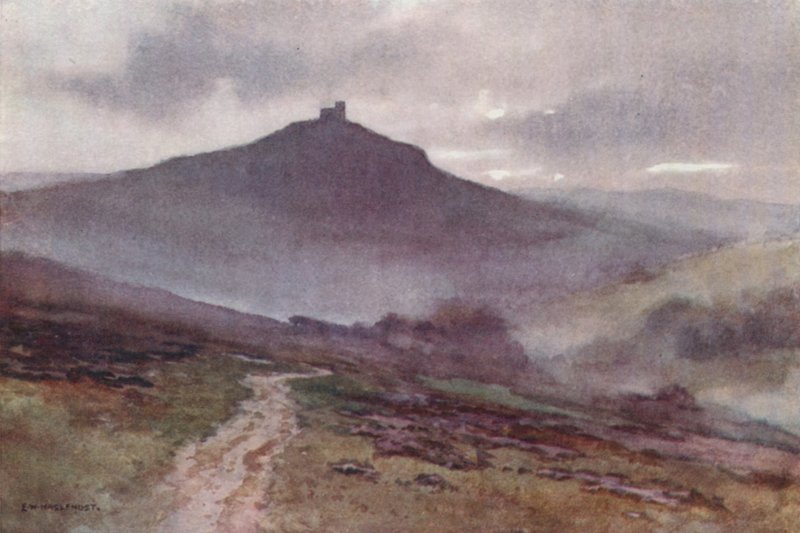 Brent Tor (renkli taş) by Ernest William Haslehust