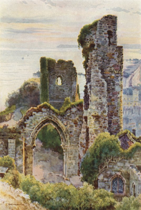 Hastings Kalesi (renkli taş) by Ernest William Haslehust