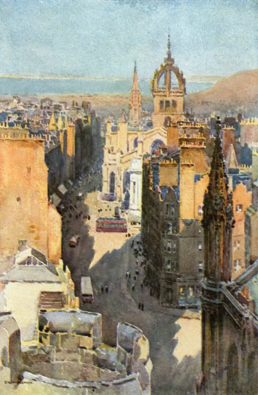 High Street (renkli taş) by Ernest William Haslehust
