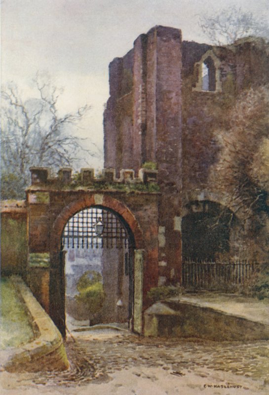 Rougemont Kalesi (renkli taş) by Ernest William Haslehust