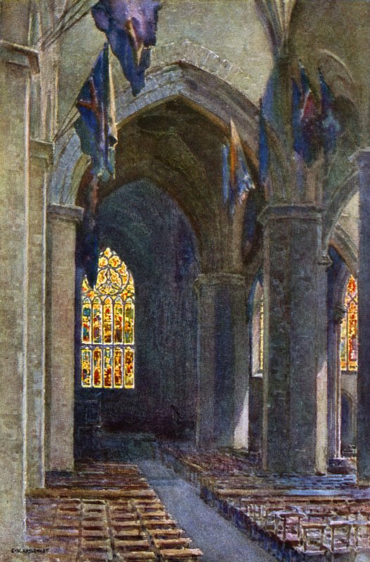 Aziz Giles Katedrali (renkli taş) by Ernest William Haslehust