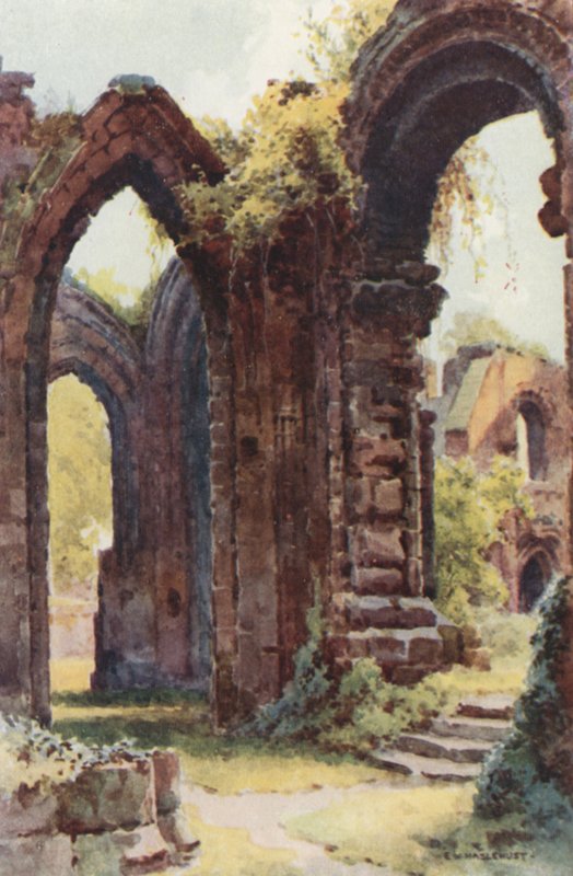 Aziz John Harabeleri (renkli taş) by Ernest William Haslehust