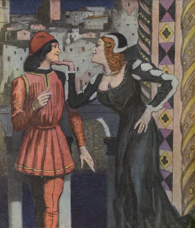 Floransalı flört (renkli taş) by Ernst (after) Heilemann