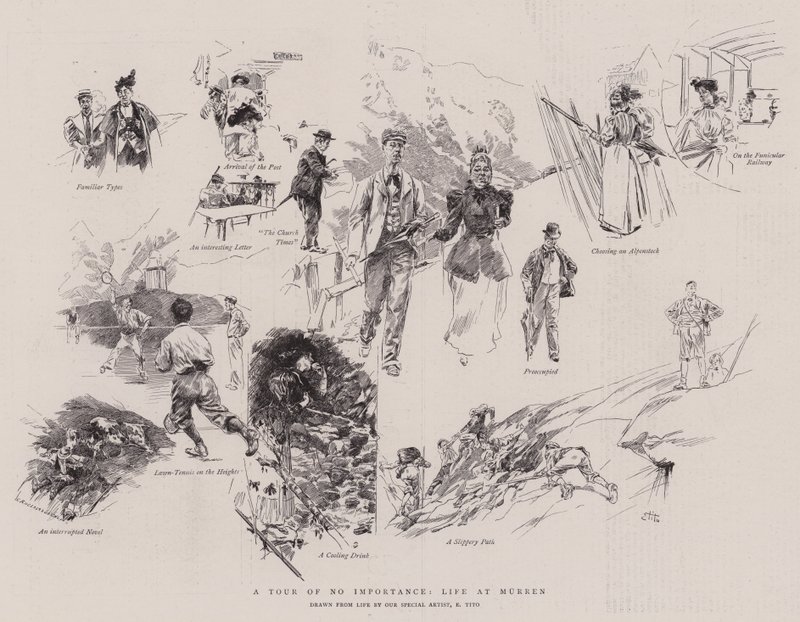 Önemsiz Bir Tur, Mürren'de Yaşam by Ettore Tito