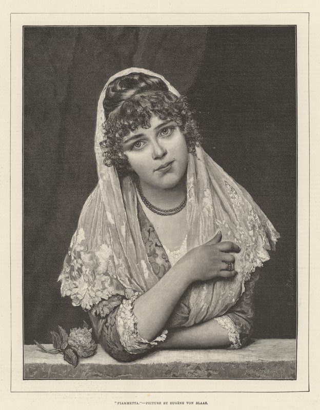ಫಿಯಮೆಟ್ಟಾ ಟರ್ಕ್ by Eugen von Blaas