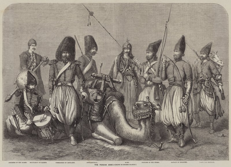 Pers Ordusu by Eugene Flandin