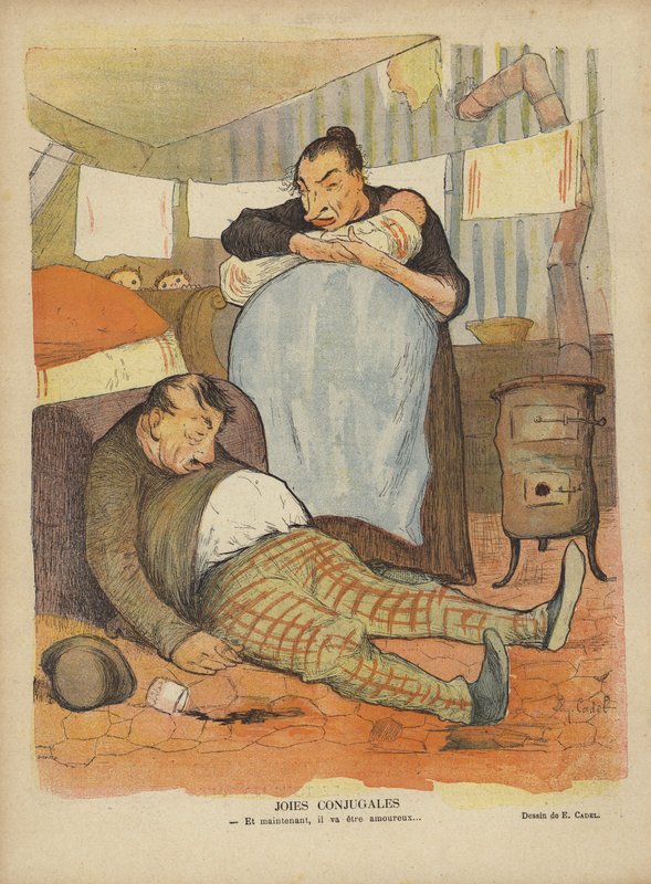Le Rire için İllüstrasyon by Eugene Cadel