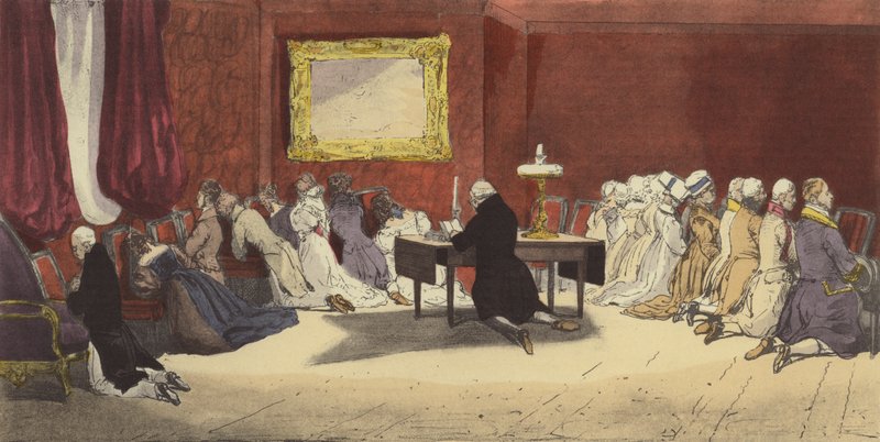 Akşam namazı by Eugene Louis after Lami