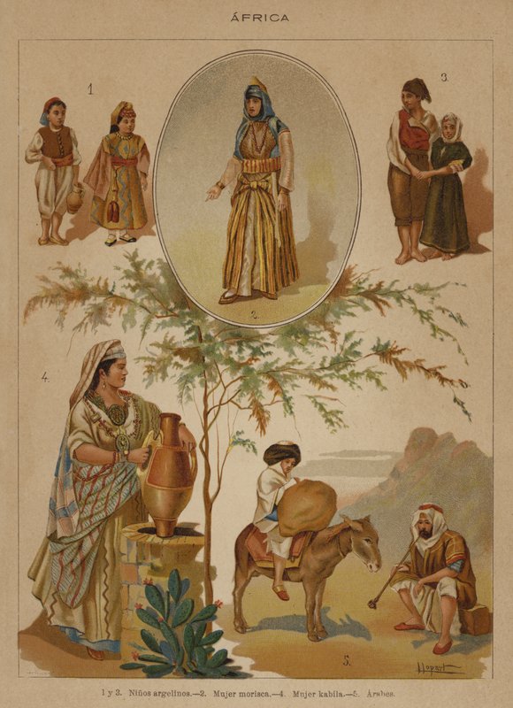 Afrika (renkli taş) by European School
