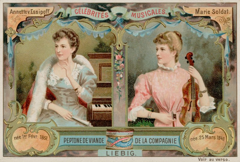 Annette von Essipoff ve Marie Soldat by European School