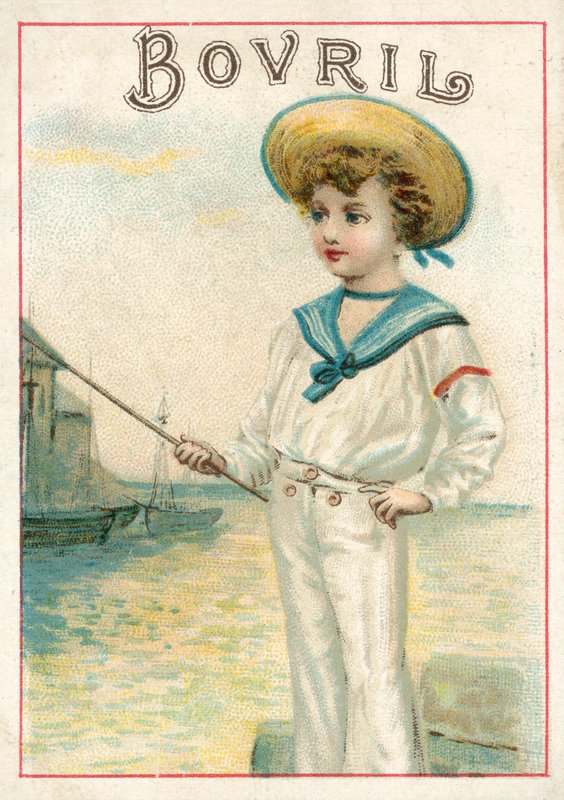 Denizci kıyafeti giyen çocuk (chromolitho) by European School