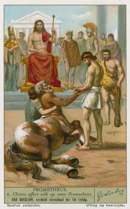 Chiron kendini Prometheus'tan önce sunuyor by European School