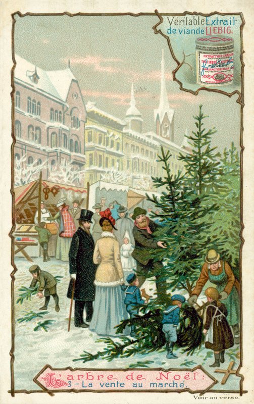 Noel ağacı (chromolitho) by European School