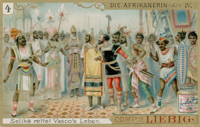Die Afrikanerin: 4. Perde (I) by European School