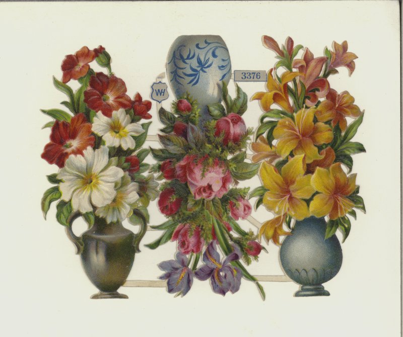 Çiçekler (kromolitho) by European School