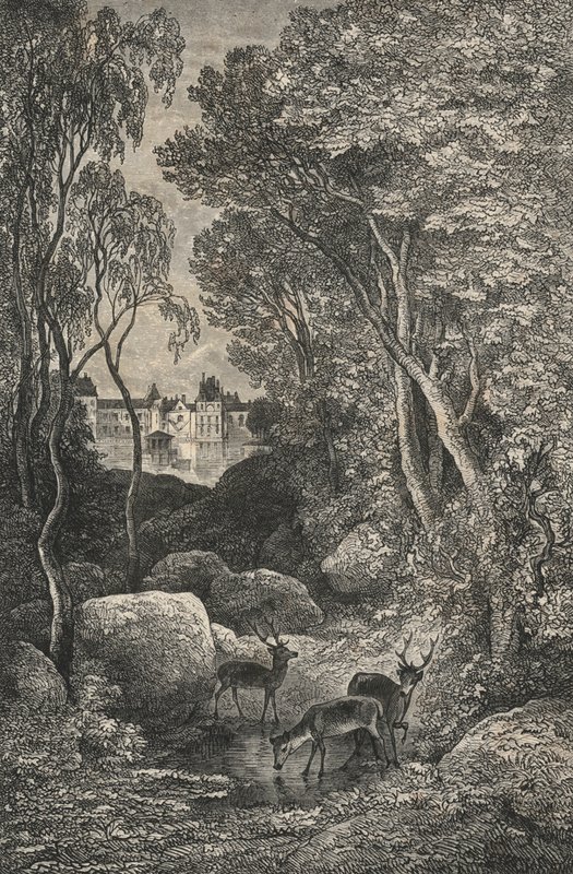 Fontainebleau (gravür) by European School