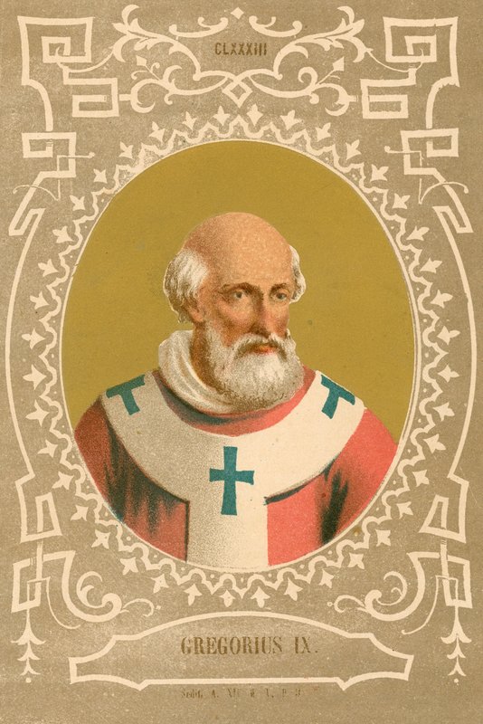 Gregory IX by European School
