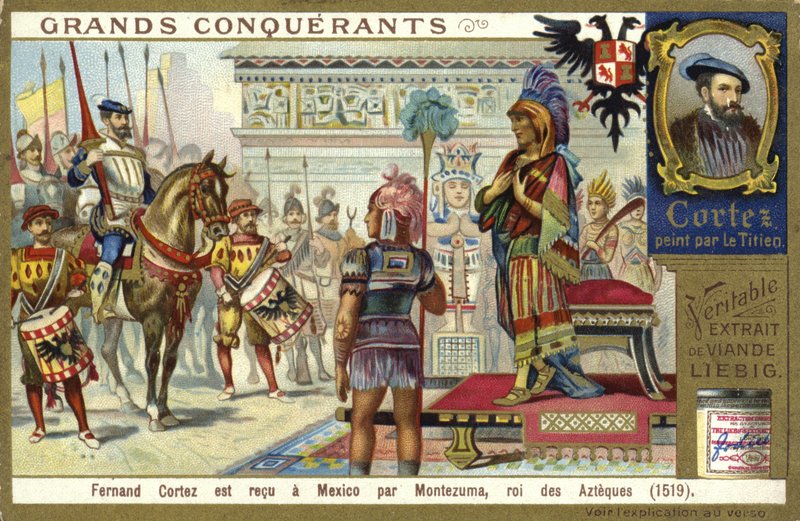 Hernan Cortes by European School