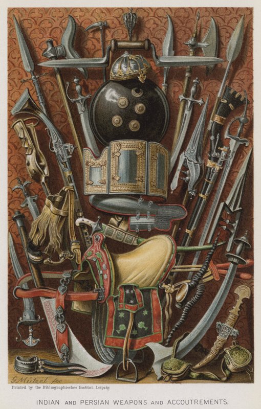 Hint ve İran Silahları ve Donanımları (chromolitho) by European School