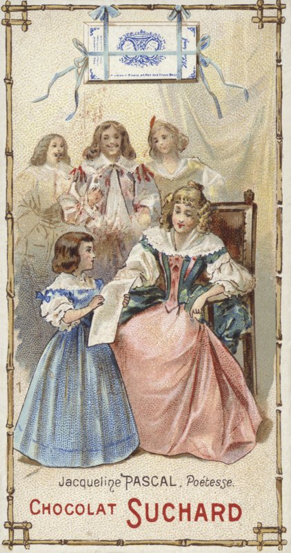 Jacqueline Pascal, Fransız şair, çocukken by European School