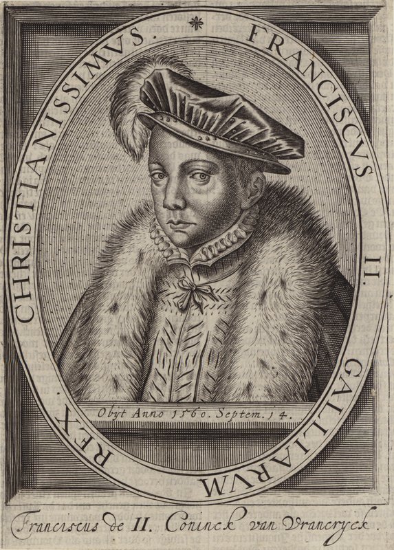 Fransa Kralı II. Francis (gravür) by European School